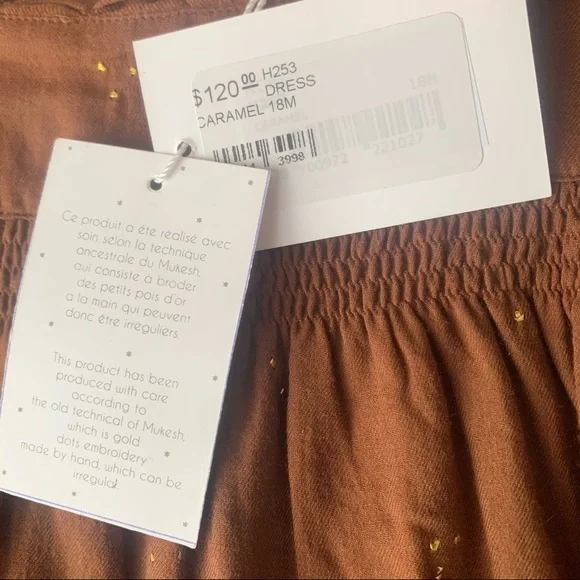 Emile Et Ida Dots Embroidered Dress - Picture 3 of 5